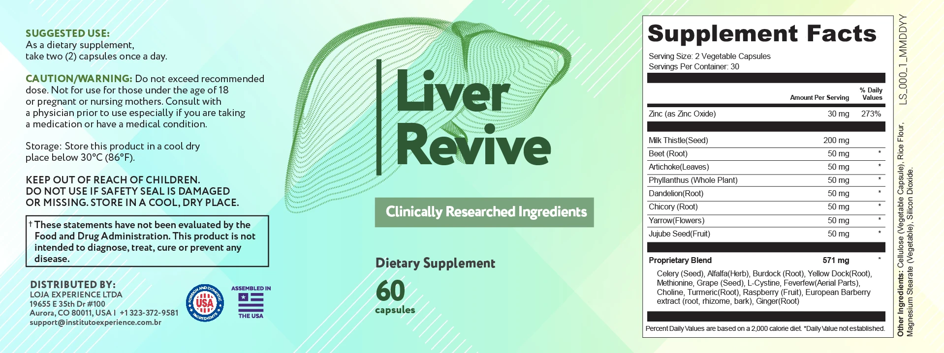 Liver Revive FDA Approved